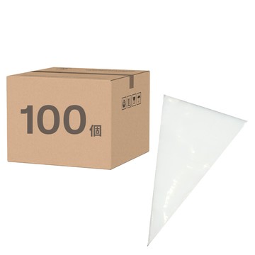 AHOYE 9吋加厚耐熱擠花袋  透明色  100個