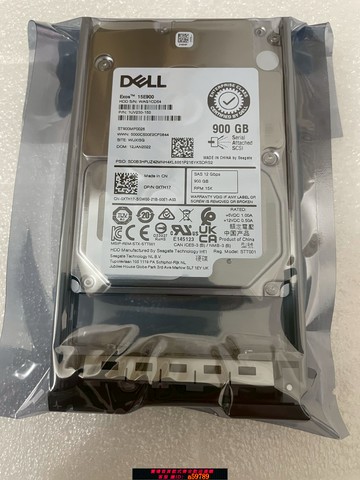 【台灣公司 可打統編】新 Dell戴爾ST900MP0026 0XTH17 900G SAS 15K 12G 2.5服務器硬盤