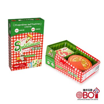 披薩家 splittissimo 繁體中文版 分數概念桌遊 高雄龐奇桌遊 桌上遊戲專賣 機本玩意