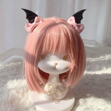 【蜜糖の帽子 】臺灣出貨惡魔翅膀髮夾蝙蝠邊夾哥特搞死亞文化Lolita萬聖節頭飾辣妹蝴蝶結