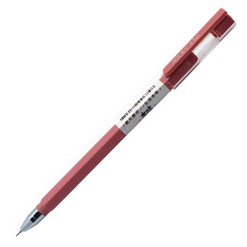 英士ACE六角桿中性筆J-404/紅/0.5mm