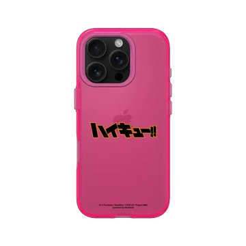 iPhone 16 Pro JellyTint 粉漾桃 - 排球少年 Haikyu!! - 排球少年日文 Logo