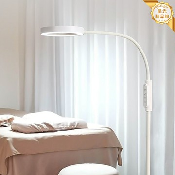 【專業級照明】美容落地燈 紋繡燈 美甲燈 紋眉燈 美睫燈 工作臺燈 帶放大鏡 無極調光 110V電壓 專業工作室適用