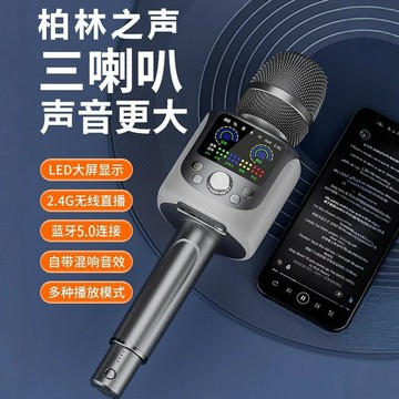 {可打統編 超低價}柏林之聲麥克風話筒音響一體炫聲卡專業全民唱歌家庭K歌錄音戶外