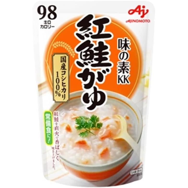 味の素KK おかゆ 白がゆ250g 玉子がゆ250g 梅がゆ250g 紅鮭がゆ250g 4種アソート 各1個セット