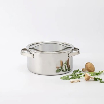 YOUFONE LIFE 304不鏽鋼 ARPHEE MORIA系列 雙耳湯鍋 (兩款) - 22CM