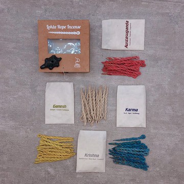 尼泊爾繩香禮盒套裝 - Lokta Rope Incense