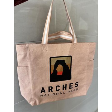 新款下線外貿出口原廠原單帆布女包厚實耐用拉鏈封口單肩包手提包