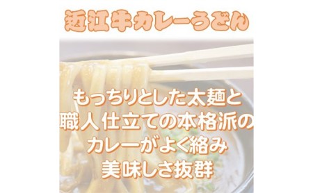 うどん 近江牛 カレーうどん 2人前 (1人前×2箱) 創業100余年 カレー 牛 牛肉 肉 お肉 麺 麺類 岐阜県