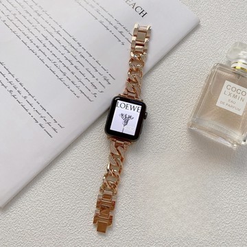 蘋果鑲鑽錶帶 適用 Apple Watch 11 10 9 8 SE 7 錶帶 金屬錶帶 42mm 46mm不鏽鋼錶帶