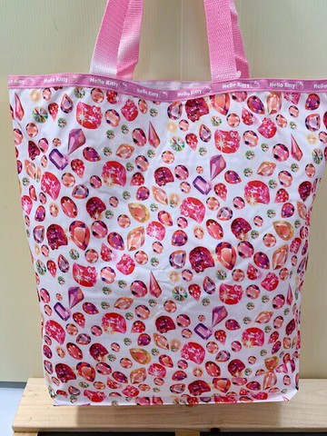 【震撼精品百貨】Hello Kitty 凱蒂貓 Sanrio HELLO KITTY手提袋/肩背包-鑽石#73296 震撼日式精品百貨