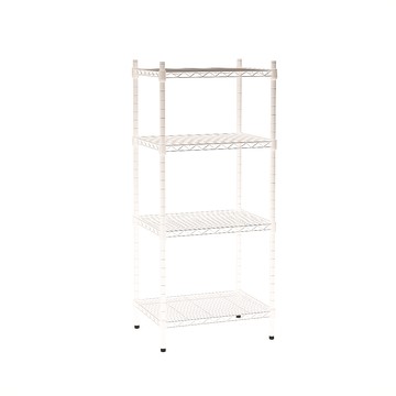 【客尊屋】小資型《粗管徑》45X60X135Hcm 白騎士四層架