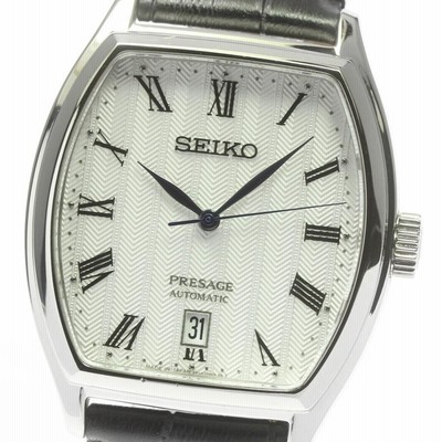 箱・保証書付き【SEIKO】セイコー プレサージュ デイト 4R35