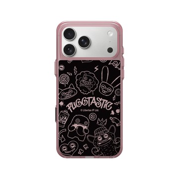 iPhone 17 Pro Max Clear (相機按鈕) 晶醺玫 - Fuggler 放克牙寶-常態系列 Regular series - 真是太棒了 - 黑夜版