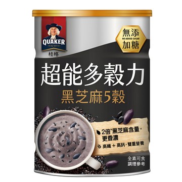 [家速配]桂格多穀力黑芝麻(無添加糖)390g