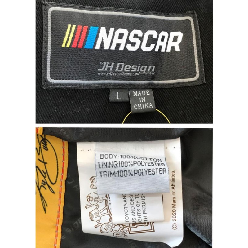 ナスカー jhデザイン レーシング ジャケット NASCAR jhDesign m&m's