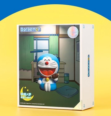 預購【遊戲家】哆啦A夢 小夜燈 哆啦A夢夜燈 3D 書框小夜燈床頭燈 - 藍色版