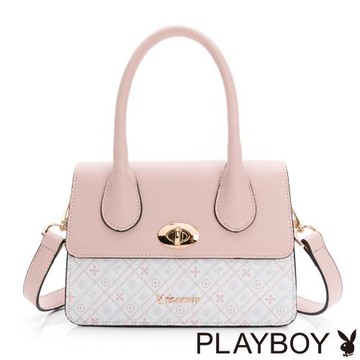 PLAYBOY - 手提包可斜背 Chic系列 - 粉色