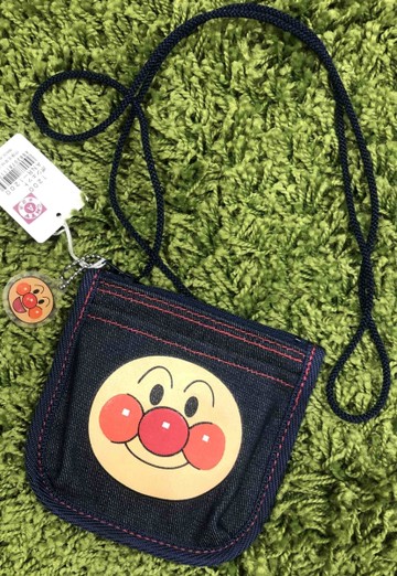【震撼精品百貨】麵包超人_Anpanman~牛仔小背袋/斜背袋-麵包*11103