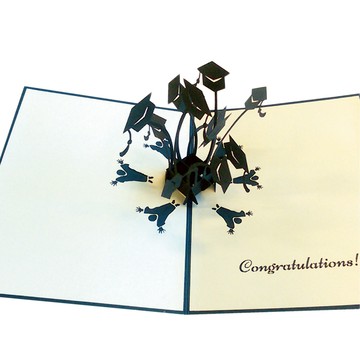 踏上新的旅程【sharktankgift】LOVEPOP 萬用卡片 - 畢業帽 畢業快樂 畢業卡片 立體卡片 送上祝福 一帆風順 開啟新階段 小心意 獻上浪漫驚喜