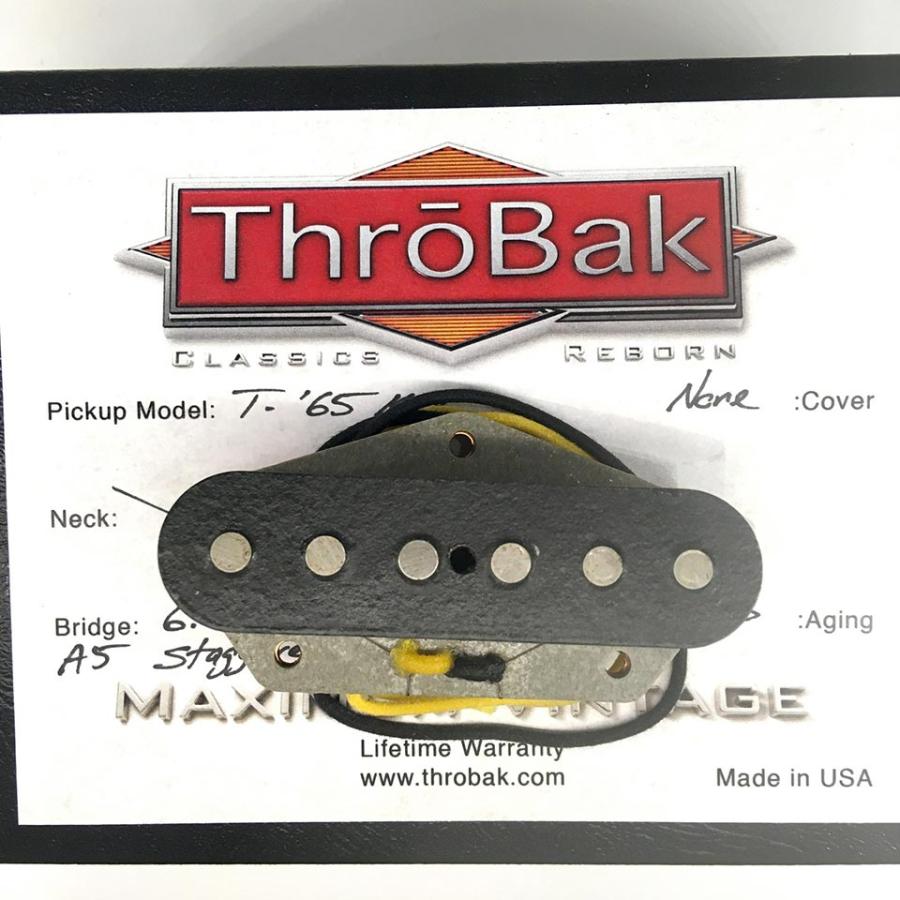 ThroBak T-65 MXV- ThroBak Tele Guitar Pickup   Bridge   Aged