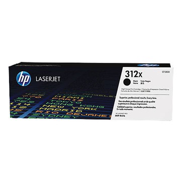 HP 黑色高容量原廠碳粉匣 / 個 CF380X 312X｜領券最高折$220