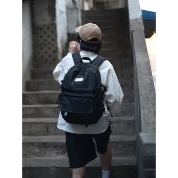 月神集物雙肩包女大容量電腦包初高中大學生書包牛津情侶登山背包