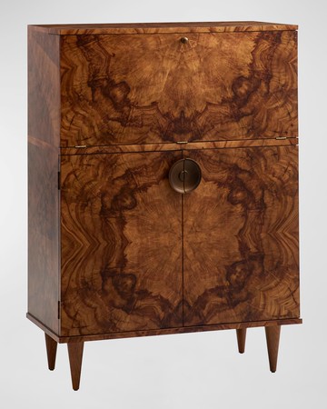 Manhattan Burlwood Bar Cabinet