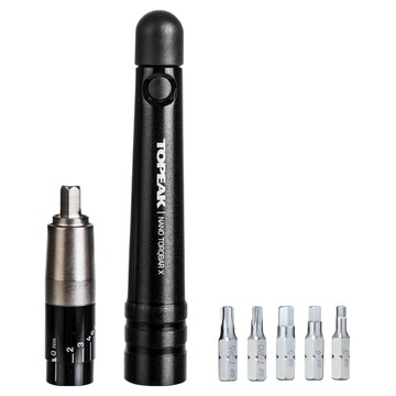TOPEAK NANO TORQBAR X 迷你扭力扳手組 11功能 扭力範圍 2-6 Nm  TT2576  1組