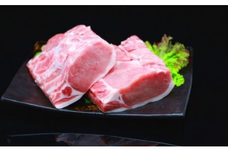 上州麦豚ロース肉１kg：しゃぶしゃぶ用A-23