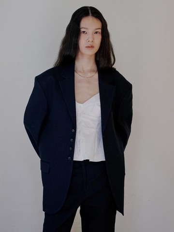 Linen Jacket [Navy]