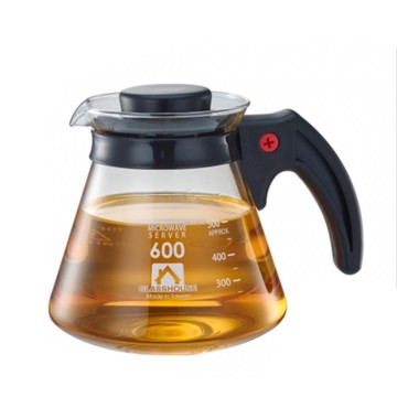 耐熱咖啡壺600ml/塑膠把