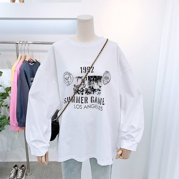 衛衣女春秋薄款新款韓版ins潮寬松bf慵懶風chic日系百搭外套