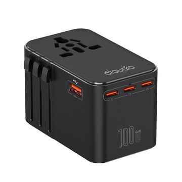 DTAudio 100W 萬國旅行充 USB Type-C 2500W功率 旅行充電頭 快速充電 萬用轉接頭 氮化鎵
