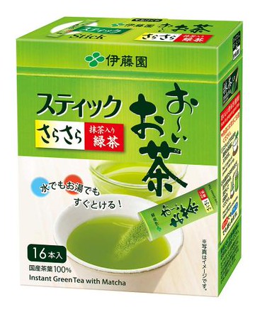含綠茶棒16個聯繫〜Iocha柔滑的綠茶