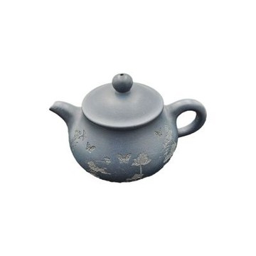 藏古祥館   天青泥茶壺   RYB68