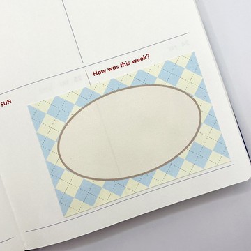 Argyle blue | 便利貼