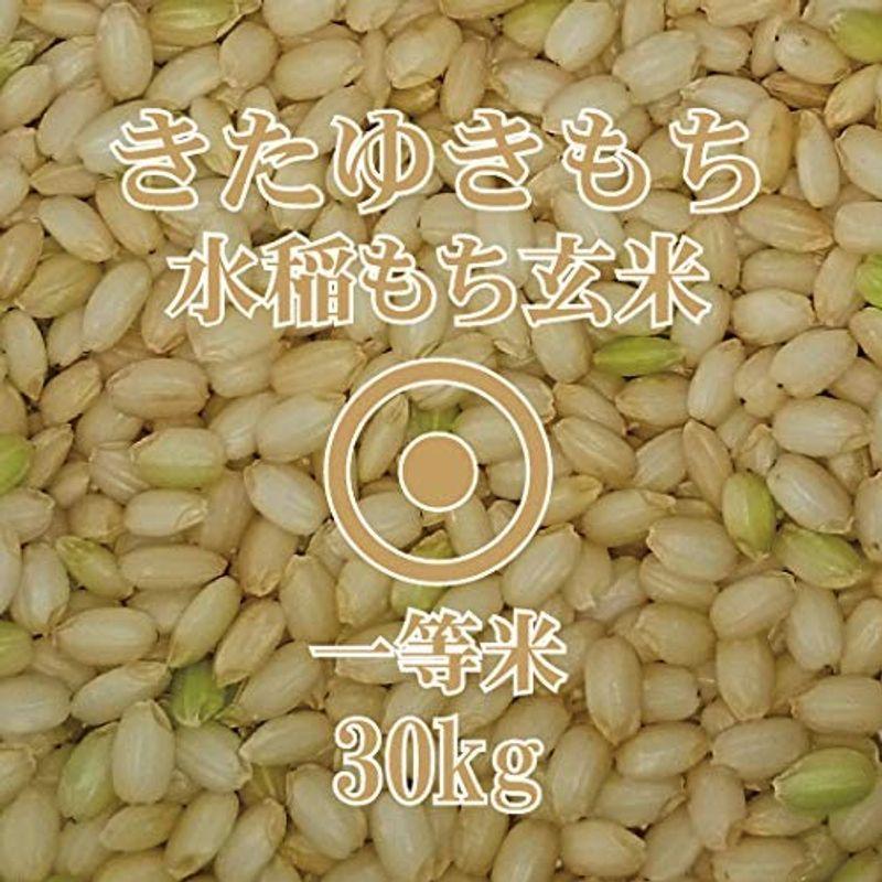 令和4年産 きたゆきもち 玄米 もち米 30kg 北海道産
