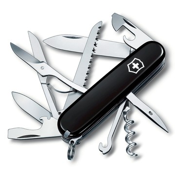 VICTORINOX 瑞士維氏狩獵者15用瑞士刀-黑 (13713.3)