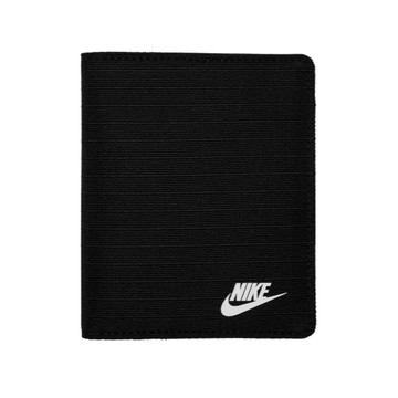 【NIKE】Club 短夾 二摺夾錢包 帆布 短夾 黑 N1013422091OS