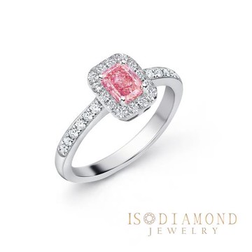 【ID】IGI 50分鑽石戒指 VS1高規格淨度 粉鑽(培育鑽石)