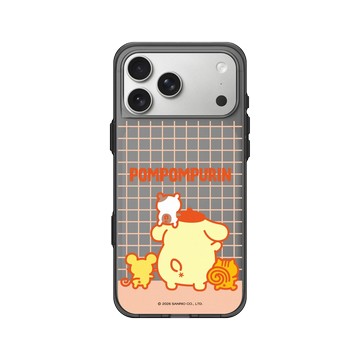iPhone 17 Pro Max Clear (相機按鈕) 酷墨灰 - 三麗鷗-布丁狗30週年 PomPomPurin (30th Anniversary) - 最萌的背影
