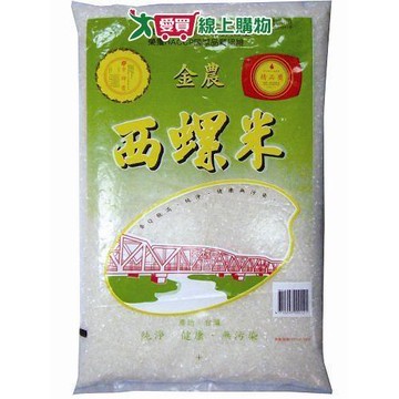 【金農】金農西螺米4kg【愛買】