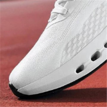 時尚緩震跑步鞋男飛織透氣網面運動潮鞋低幫系帶戶外輕便旅游鞋男