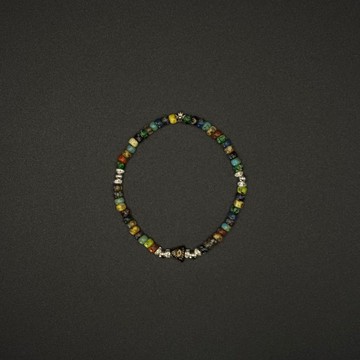 7AB 原創小眾VINTAGE手串全知之眼925銀復古潮流男女中性款手鏈