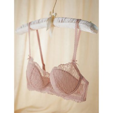 (免運)維納斯祝福法式內衣女小胸聚攏收副乳防下垂性感蕾絲紅色文胸套裝