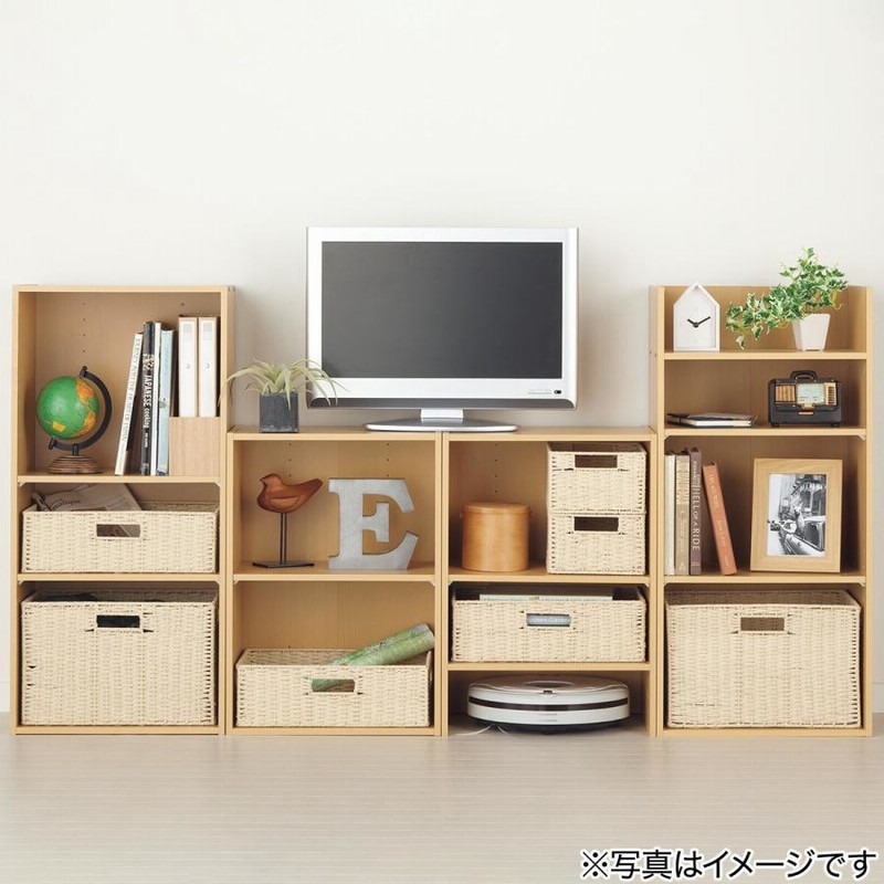 カラーボックス 3段 収納 カラボ ホワイト 書棚 ラック 棚