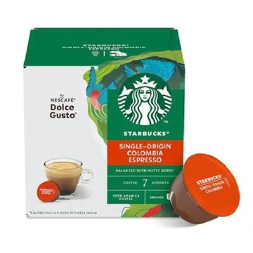 雀巢  星巴克哥倫比亞義式濃縮 膠囊咖啡  一條三盒  料號 12607704