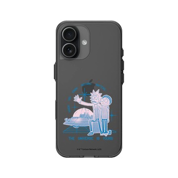 iPhone 17 Clear (相機按鈕) 酷墨灰 - 瑞克和莫蒂 Rick and Morty - 宇宙是你的