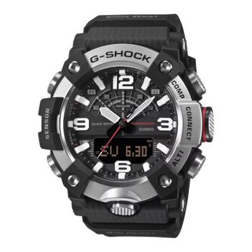 CASIO卡西歐 G-SHOCK Master of G 藍芽 堅固耐用 金屬錶圈 黑 GG-B100XM-1A_51.3mm